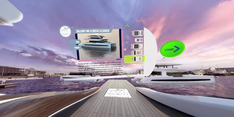 Virtual pontoon view photo copyright Virtual Valencia Boat Show taken at 