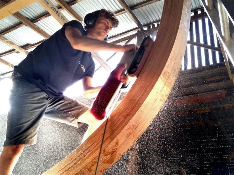 Matt Morris working on his Tarkine build - photo © Matt Morris