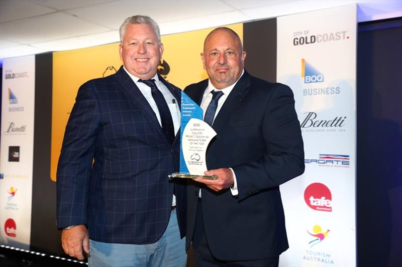 Trenton Gay and Kevin Altera - Gold Coast City Marina and Shipyard - Project Design or Manufacturer of the Year Winner photo copyright Salty Dingo taken at 