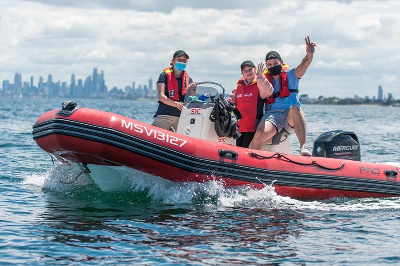 Brendan Fevloa at OutThere Sailing photo copyright Shaun McKenna taken at Sandringham Yacht Club