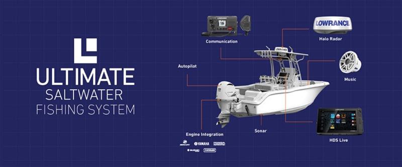 Lowrance ultimate saltwater fishing system photo copyright Lowrance taken at 