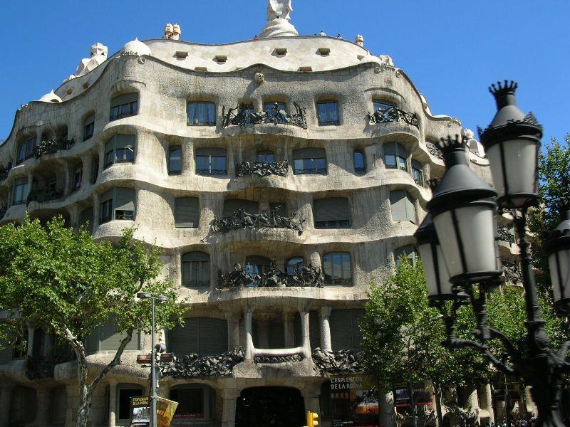 Gaudi architecture photo copyright Hugh & Heather Bacon taken at 