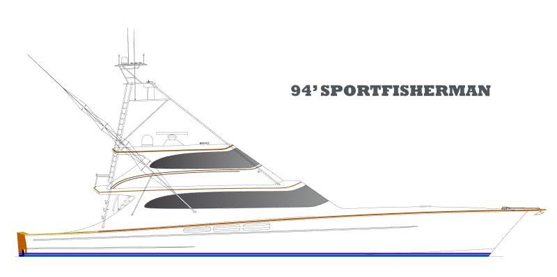 94' Enclosed Bridge S/F - photo © Michael Rybovich & Sons