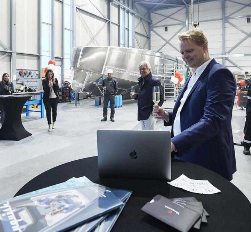 Keel laid for VQ80 Sportfish - photo © Vanquish Yachts