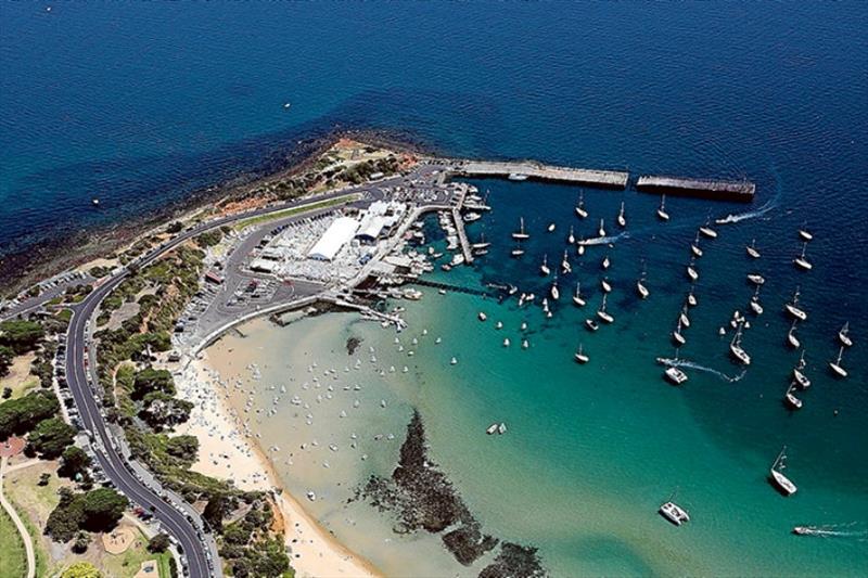 Mornington Yacht Club from the air photo copyright Peter Barker taken at Mornington Yacht Club