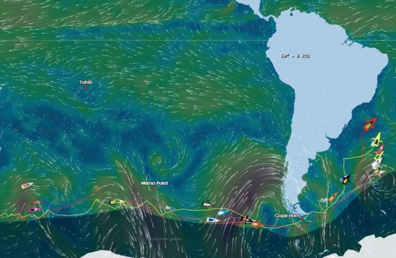 Vendée Globe Position Report 17H00 UTC 09/01/2021 - photo © Vendée Globe