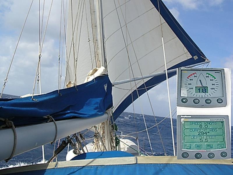 Running Downwind in the Atlantic Trades - photo © Hugh & Heather Bacon