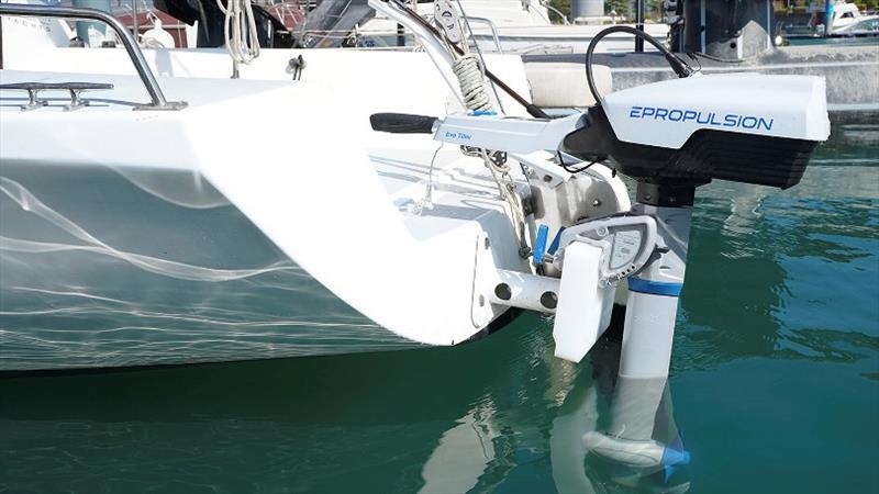 Spirit 1.0 Evo powering sailboat - photo © ePropulsion