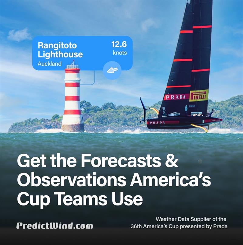 Americas Cup observations from PredictWind - photo © Predictwind.com