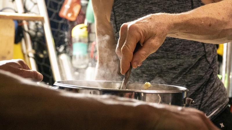 Clipper Round the World Yacht Race - Hand stirring pot - photo © Clipper Race