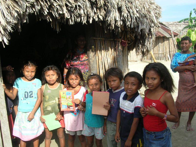 Kuna village kids photo copyright Hugh & Heather Bacon taken at 