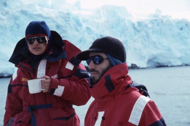 Doina and Ivan in Antarctica photo copyright Jimmy Cornell taken at 