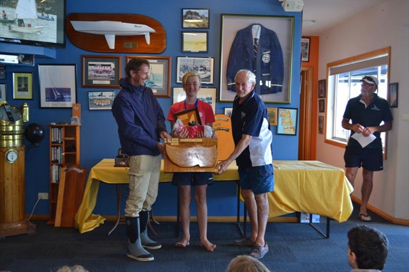 Senior Sabot Winner Nicholas Jones - Tamar Marine Blockbuster Weekend Regatta 2021 photo copyright Michelle Jones taken at Port Dalrymple Yacht Club