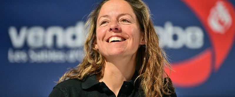 Alexia Barrier's press conference - Vendée Globe photo copyright Jean-Louis Carli / Alea taken at 