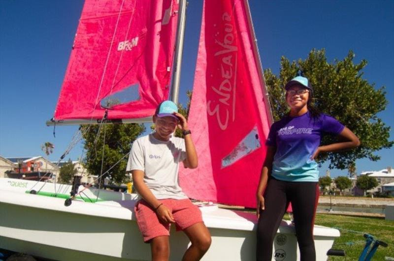 10,000 young people to be inspired by 2025 through SailGP's youth and community program photo copyright SailGP taken at 