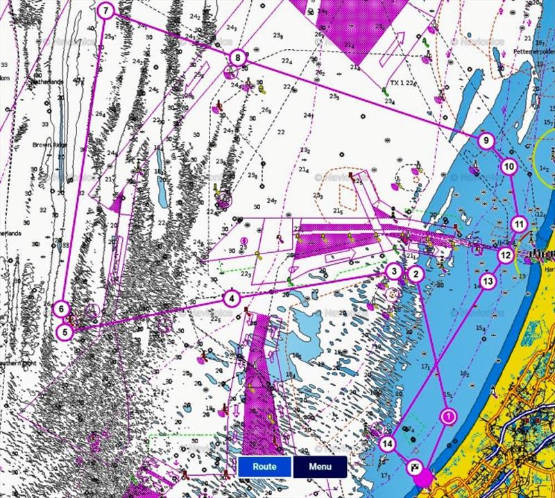 NSR C-19 Windmill Race map - photo © NSR