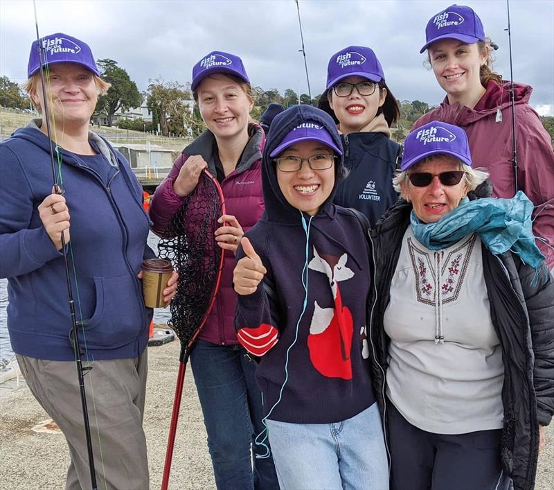 Womens fishing clinics photo copyright Fisheries Tasmania taken at 