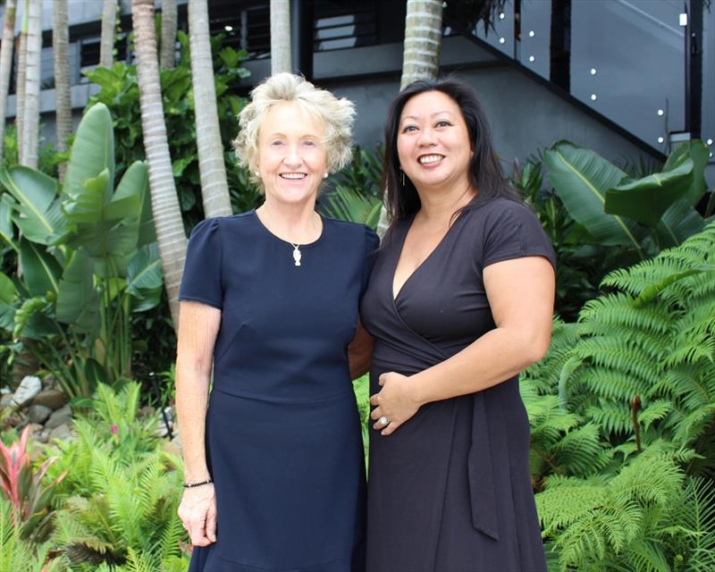 Jeni Tidmarsh and Rebecca Montgomery photo copyright Luxury Charter Group taken at 