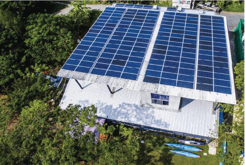 Starboard Headquarters with solar panels - photo © EFPT