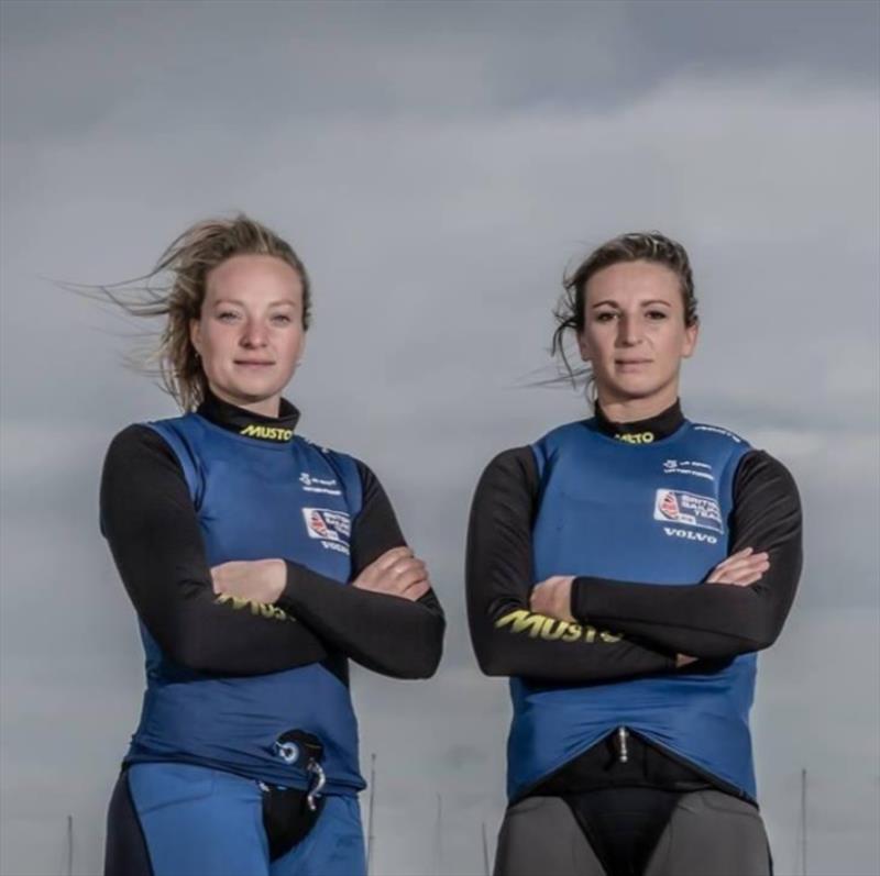 Megan Brickwood and Steph Orton photo copyright British Sailing Team taken at 