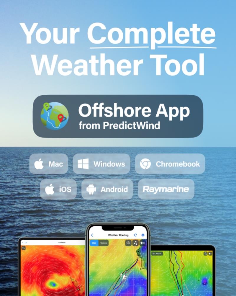 Offshore App from PredictWind photo copyright Predictwind.com taken at 