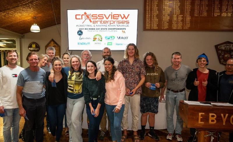 Winning Teams Trophy - 2021 WA Hobie Cat State Championships photo copyright Drew Malcolm taken at Esperance Bay Yacht Club