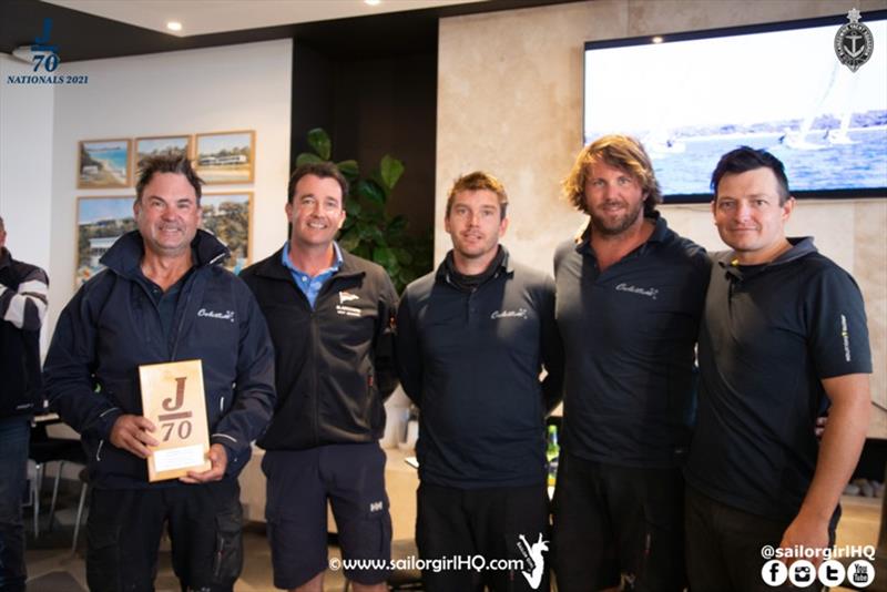 2nd overall - Celestial - Sam Haynes - Matt McCarthy Vice Commodore BYS - Johnny Warren - Locky Pryor - David Chapman photo copyright Nic Douglass / www.AdventuresofaSailorGirl.com taken at Blairgowrie Yacht Squadron