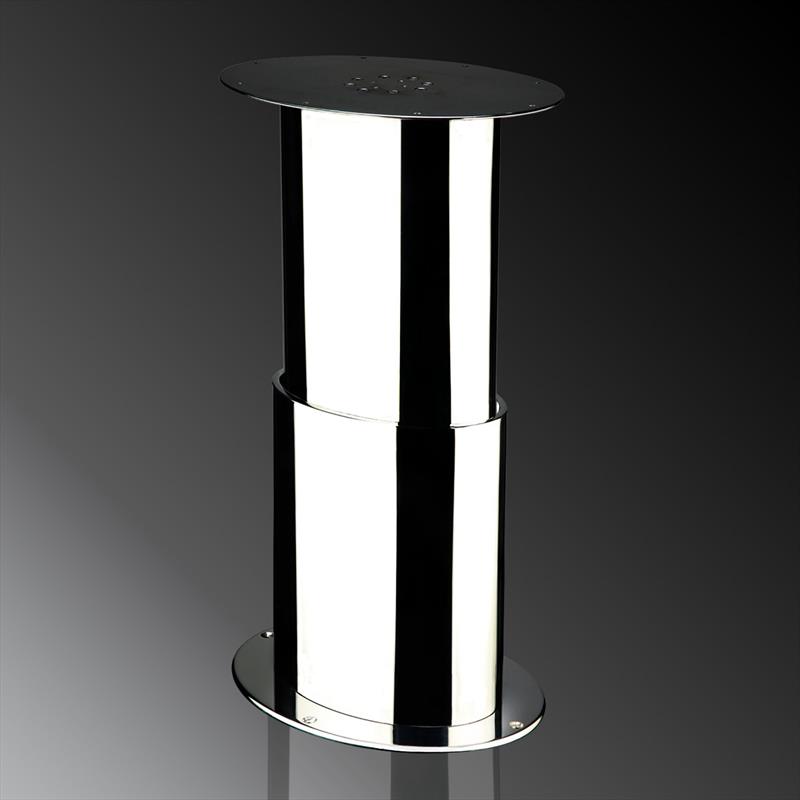 Two-Stage Stainless Steel DC Electric Table Pedestal photo copyright Scandvik taken at 