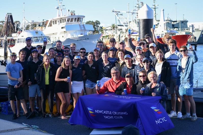 A strong fleet of competitors took to the water photo copyright Down Under Sail taken at Newcastle Cruising Yacht Club