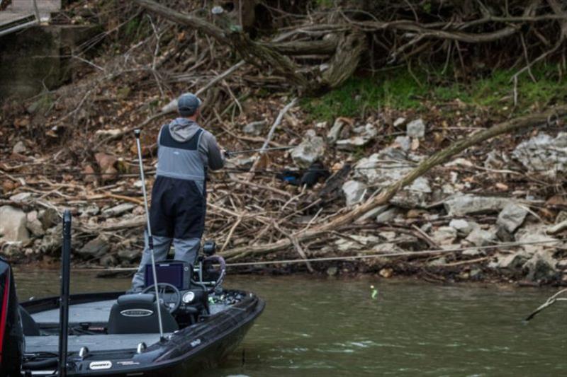 Andy Newcomb at Grand Lake - Phoenix Bass Fishing League - photo © Kyle Wood