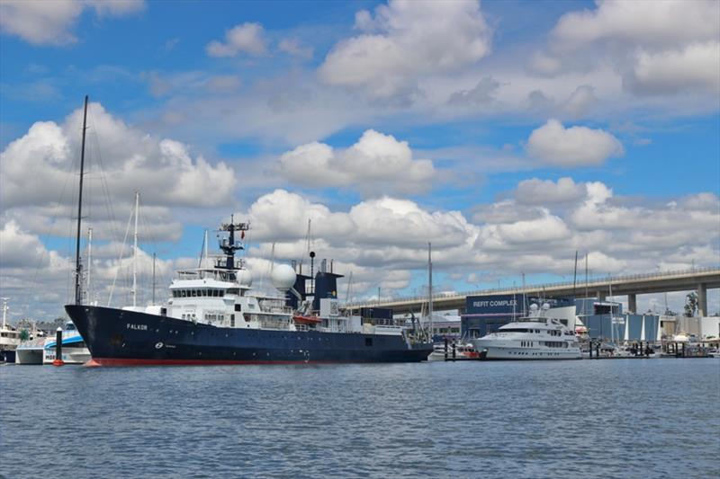 Falkor at Rivergate photo copyright Rivergate Marina & Shipyard taken at 