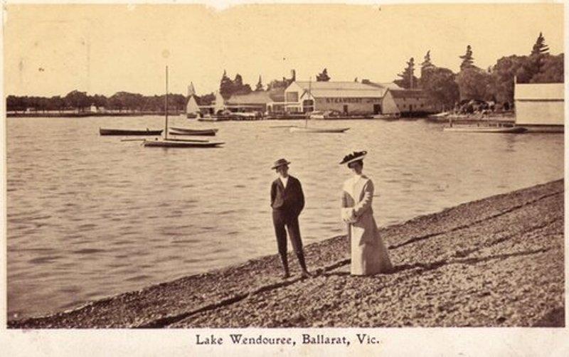 Lake Wendouree 1880's - photo © Southern Woodenboat Sailing