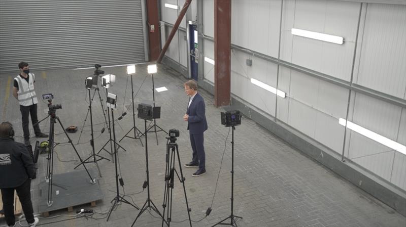 On set photo copyright Sunseeker International taken at 