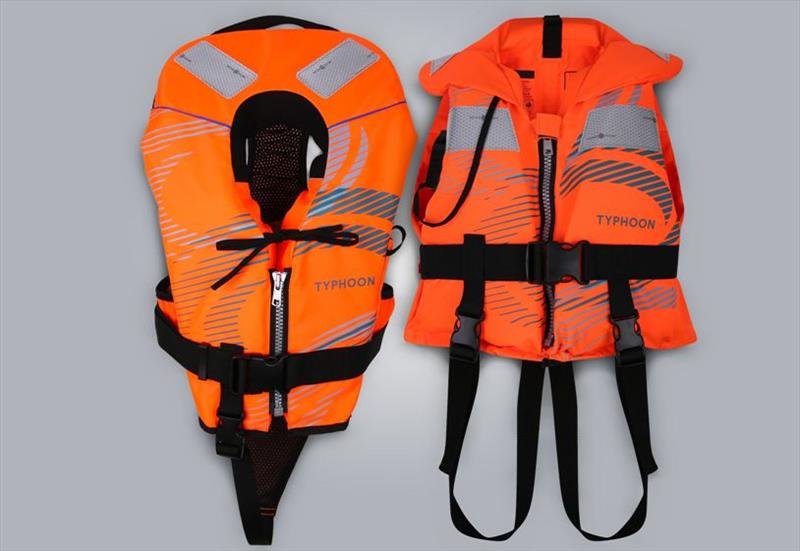 Typhoon International's brand new Bouley and Filey life vests for children photo copyright Typhoon International taken at 