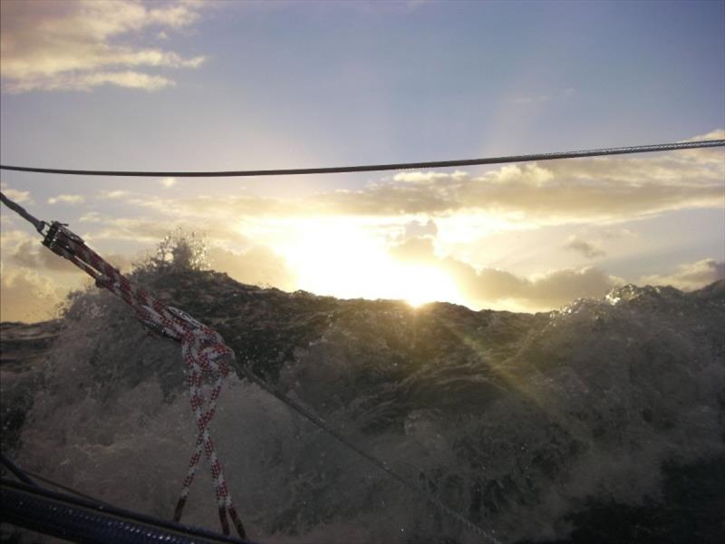 The dangerous waters of the Southern Ocean photo copyright Global Solo Challenge taken at 