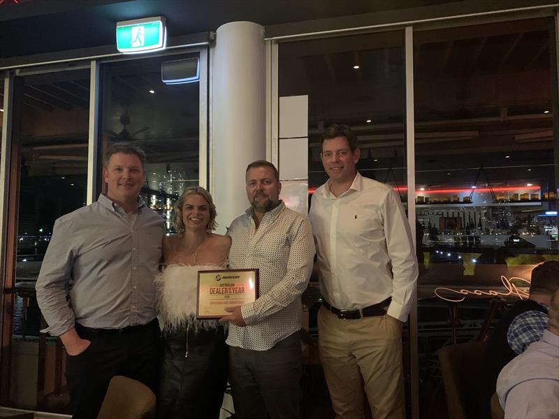 David Meehan Director of Sales Mercury Marine ANZP, Courtney and Troy Wood Brisbane Marine and Will Sangster General Manager ANZP photo copyright Mercury Marine taken at 