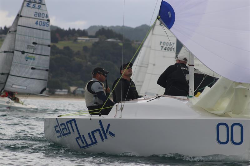 Slam Dunk- 2nd place, Elliott 5.9 National Championship 2021 - Mercury Bay Boating Club - photo © Helen Hart