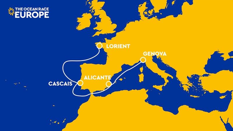 The Ocean Race Europe map - photo © The Ocean Race