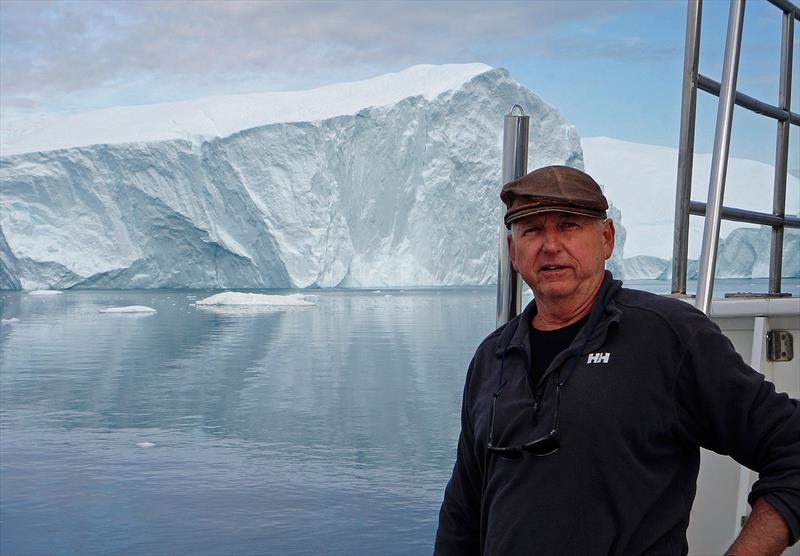 Hugo van Kretschmar on Sermilik Fijord, East Greenland - photo © Roy Cantrell