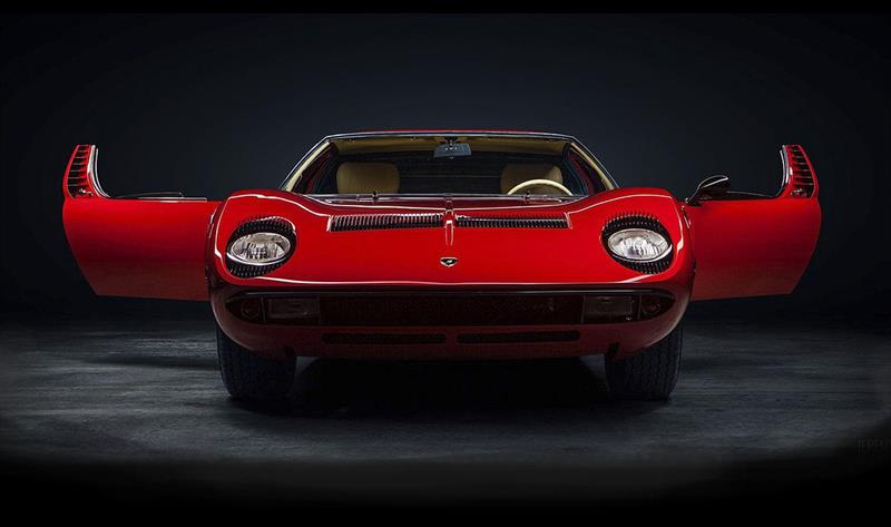Open the doors and there you have it - the horns of the bull. V12 Legend - Lamborghini's Muira. - photo © Photo supplied