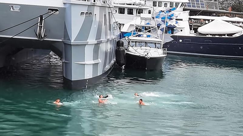 4. Live Ocean Winter Dip - celebrated at Auckland's Wynyard Basin - June 8, 2021 photo copyright Richard Gladwell / Sail-World.com / nz taken at Wakatere Boating Club