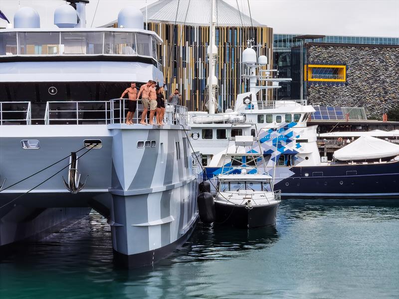 1. Live Ocean Winter Dip - celebrated at Auckland's Wynyard Basin - June 8, 2021 photo copyright Richard Gladwell / Sail-World.com / nz taken at Wakatere Boating Club