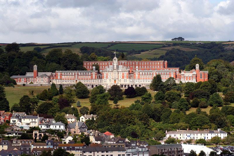 The Britannia Royal Naval College is a majestic landmark above Dartmouth photo copyright BRNC Dartmouth  taken at Royal Ocean Racing Club