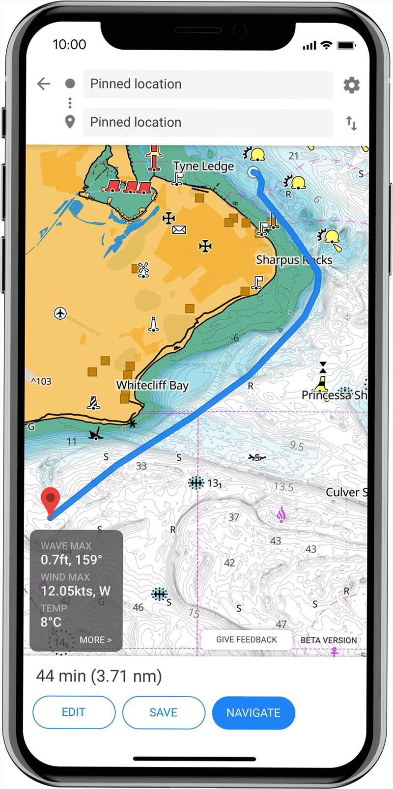 C-MAP App introduces enhanced chart quality photo copyright C-MAP taken at 