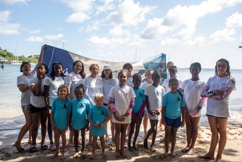 St. Vincent participates in Global Women's Sailing Festival photo copyright Caribbean Sailing Association taken at Sint Maarten Yacht Club