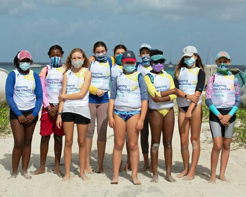 World Sailing and Barbados Youth Female Sailors are Steering the Course photo copyright Caribbean Sailing Association taken at Sint Maarten Yacht Club