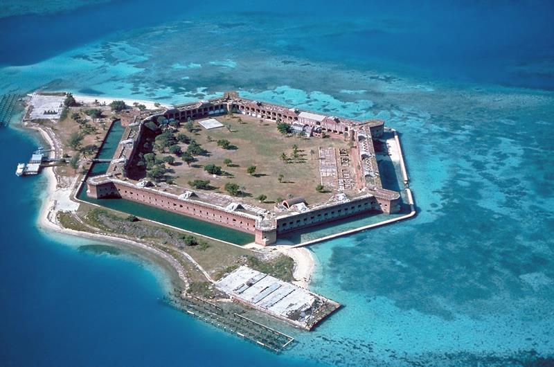 Fort Jefferson at the Dry Tortugas photo copyright U.S. National Park Service via Wikipedia taken at Ocean Cruising Club