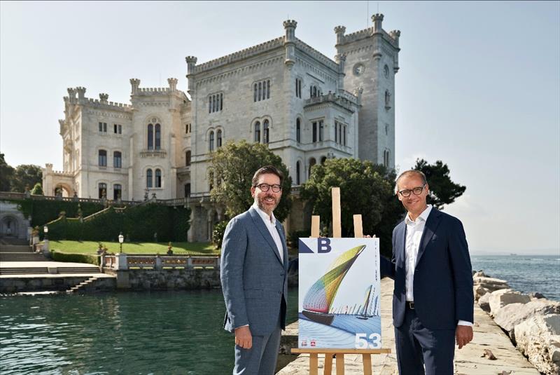 Massimiliano Pogliani, CEO of illycaffè and Mitja Gialuz, president of Società Velica di Barcola e Grignano - photo © Roberto Pastrovicchio