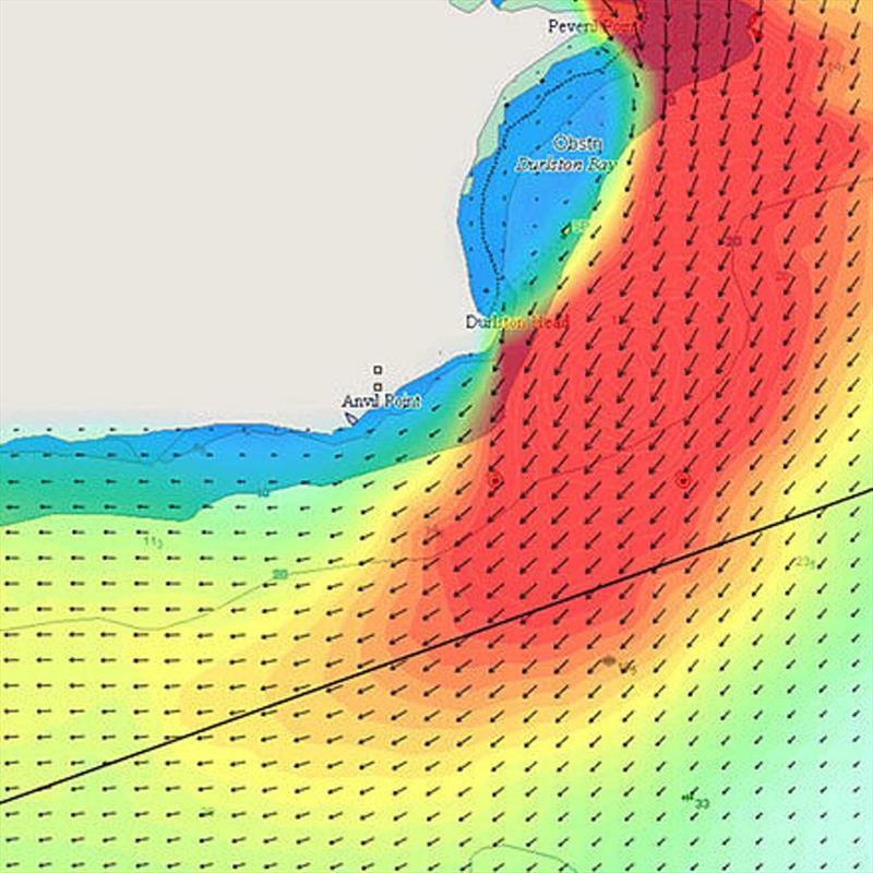 1Tidetech St Albans Head - 100m Resolution photo copyright Tidetech taken at 