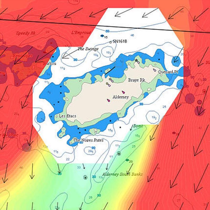 MyOcean Mercator / Copernicus 2km resolution photo copyright Tidetech taken at 